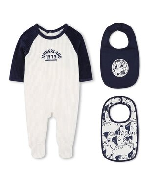 Timberland Timberland - Pyjama + 2 slabbers - Ivoor