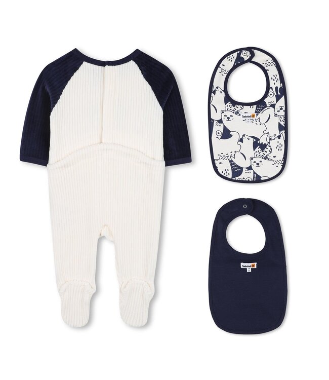 Timberland Timberland - Pyjama + 2 slabbers - Ivoor