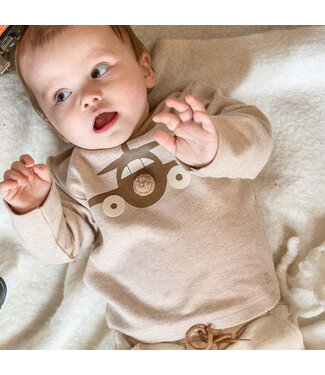 Natini Natini - T-shirt Airplane - Light Beige