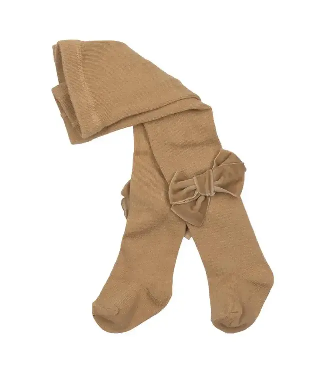 Natini Natini - Collants Bow Velvet - Beige