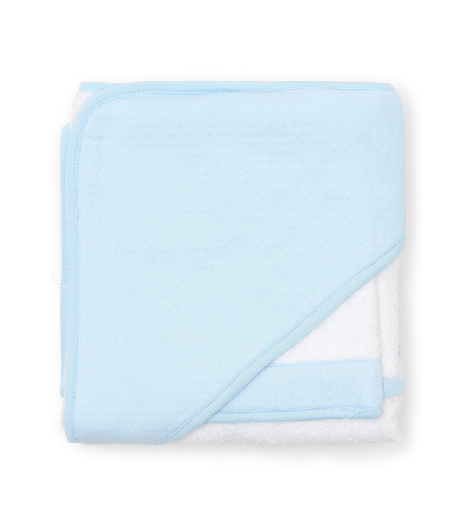 Poetree Kids Poetree Kids - Badcape & washandje Blauw - Blue Dreams Collection