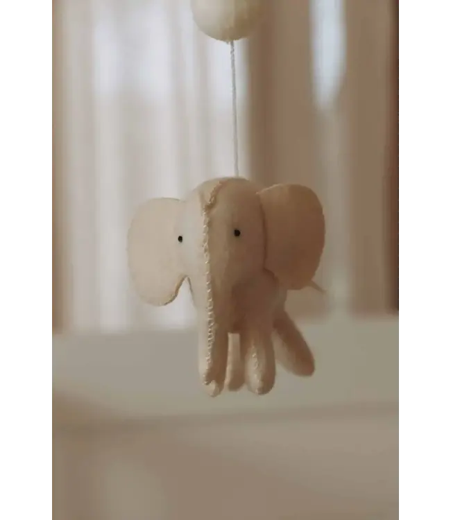 Little Loua Little Loua - Handmade Elephants baby mobile