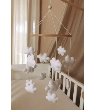 Little Loua Little Loua - Handmade Clouds baby mobile