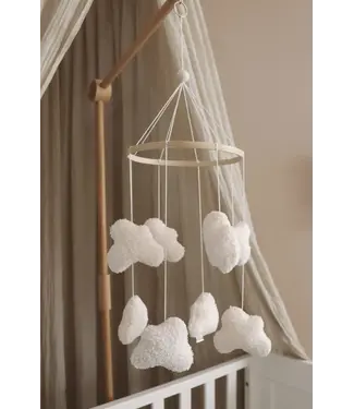 Little Loua Little Loua - Handmade Boucle clouds white