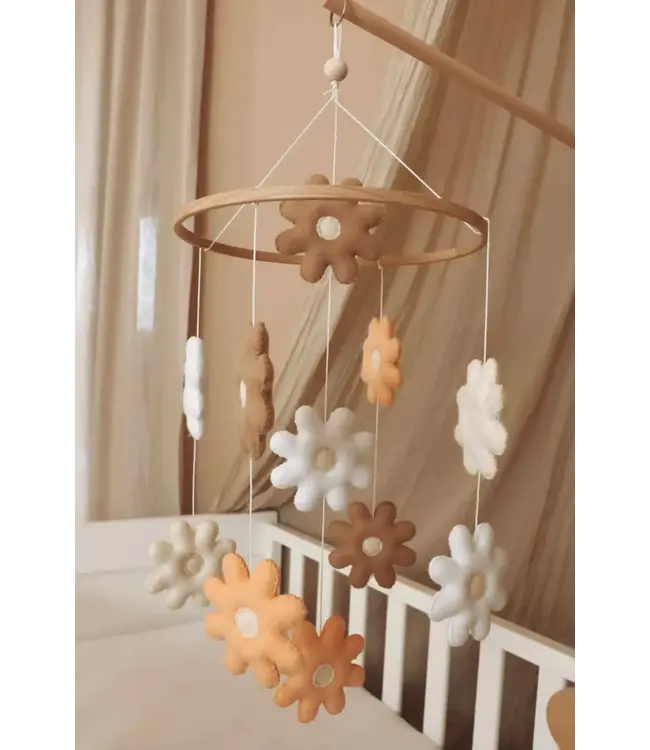 Little Loua Little Loua - Handmade Flowers baby mobile