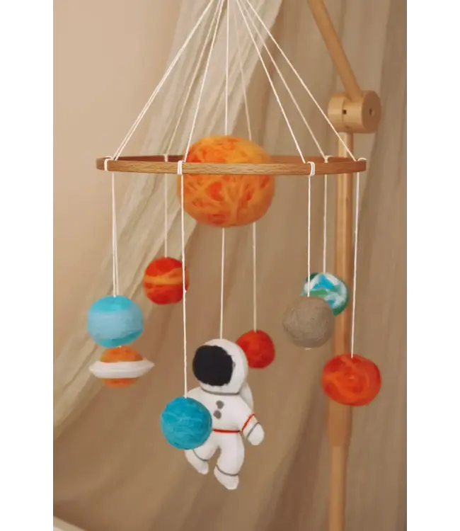 Little Loua Little Loua - Handmade Astronaut baby mobile