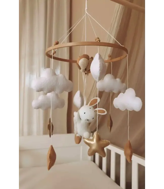 Little Loua Little Loua - Handmade Bunny baby mobile