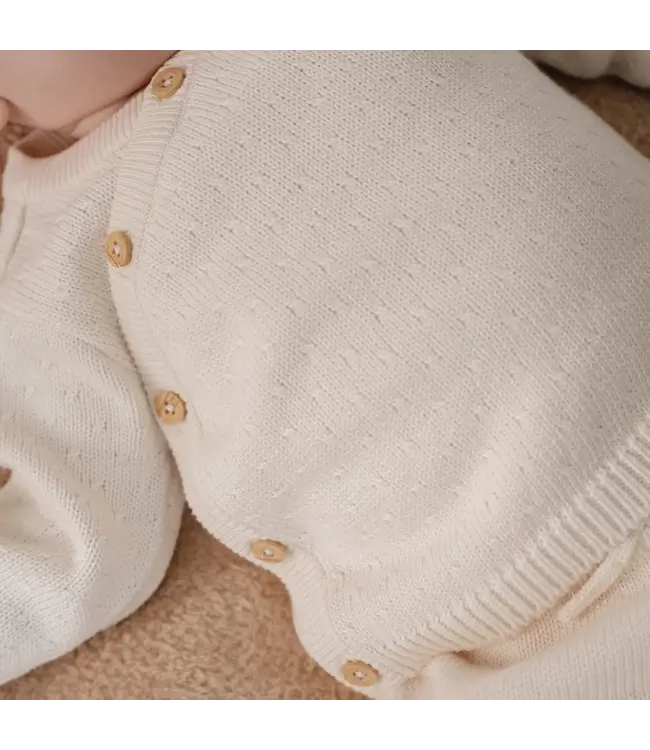 Little Dutch Little Dutch - Vest - Wit - Newborn Naturals