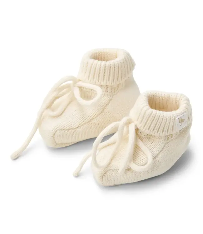 Little Dutch Little Dutch - Slofjes - Wit - Newborn Naturals