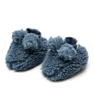 Little Dutch Little Dutch - Babyslofjes Teddy Stone Blue