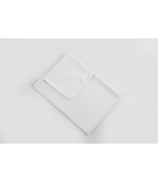 Maison Naline Maison Naline - Wiegdeken voorkant angora ivoor /  achterkant angora ivoor / paspel ivoor rondom