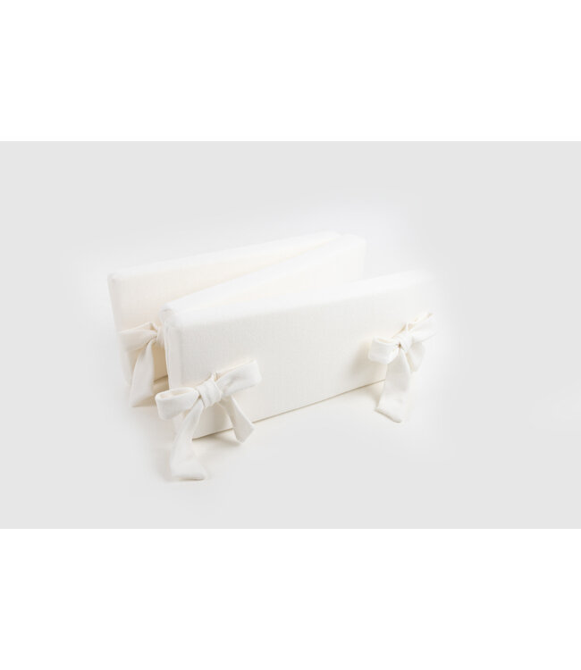 Maison Naline Maison Naline - Bedomrander angora ivoor / lintstrikken angora ivoor (mousse 5cm)