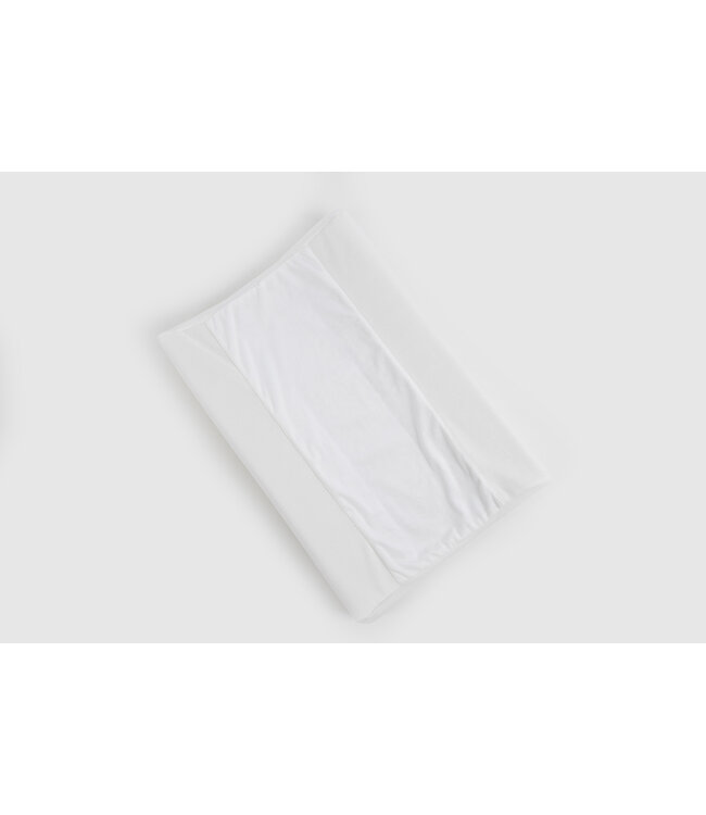 Maison Naline Maison Naline - Waskussenhoes zijkant angora ivoor / paspel ivoor / middenstuk triga ivoor