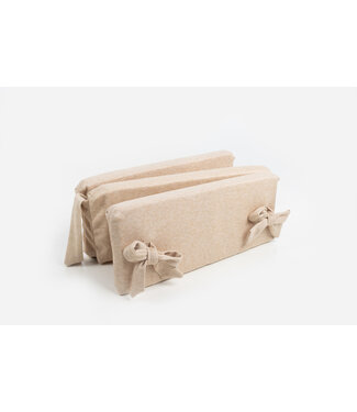 Maison Naline Maison Naline - Bedomrander angora beige / lintstrikken angora beige (mousse 5cm)