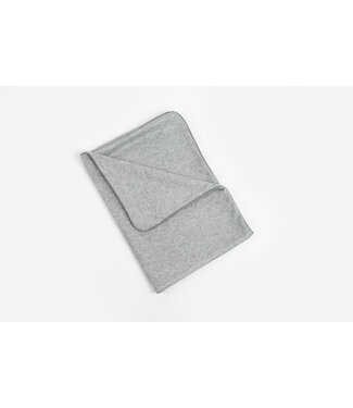 Maison Naline Maison Naline - Wiegdeken voorkant angora groen / achterkant angora groen / paspel tush groen rondom