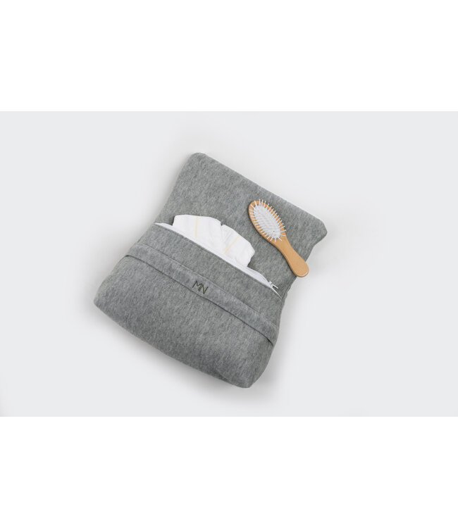 Maison Naline Maison Naline - Toilettas (pochette) angora groen