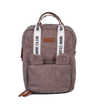 Childhome Childhome - MINI CLUB KINDERRUGZAK - SIGNATURE - TEDDY ZACHT BRUIN