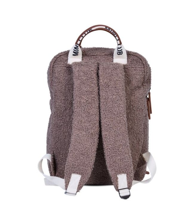 Childhome Childhome - MINI CLUB KINDERRUGZAK - SIGNATURE - TEDDY ZACHT BRUIN