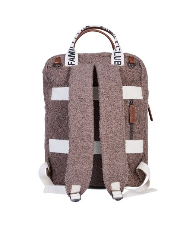 Childhome Childhome - Rugzak FAMILY CLUB SIGNATURE TEDDY ZACHT BRUIN