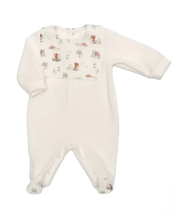 Barcellino Barcellino - Babypakje Velours Tutina