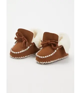 Ralph Lauren Ralph Lauren - Poccono babyschoentje donkerbruin suede