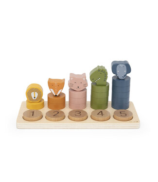 Trixie Trixie - Wooden counting puzzle 0-5