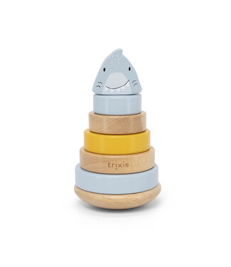 Trixie Trixie - Wooden stacking toy - Mr. Shark