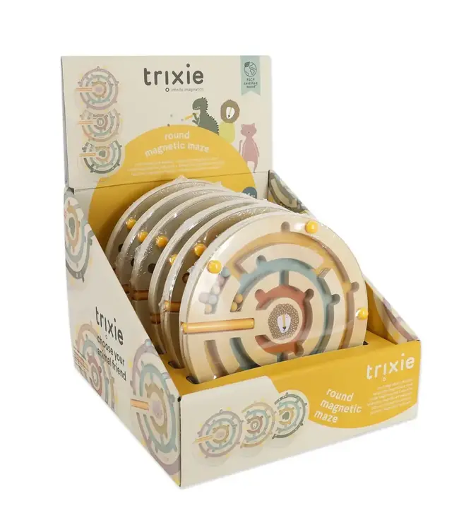 Trixie Trixie - Houten magnetisch doolhof - Mr. Lion