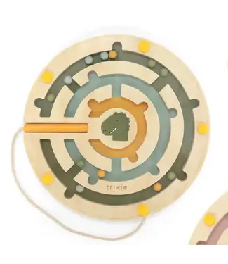 Trixie Trixie - Houten magnetisch doolhof - Mr. Dino