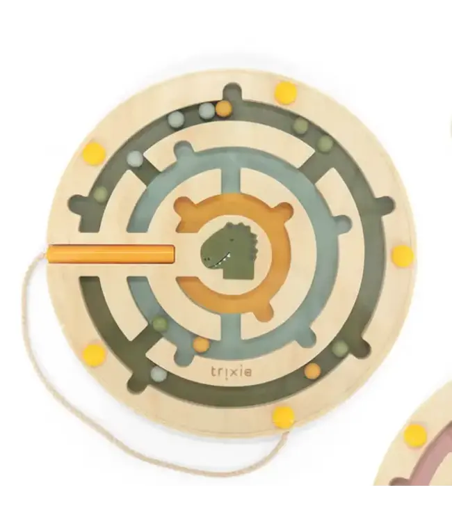 Trixie Trixie - Houten magnetisch doolhof - Mr. Dino