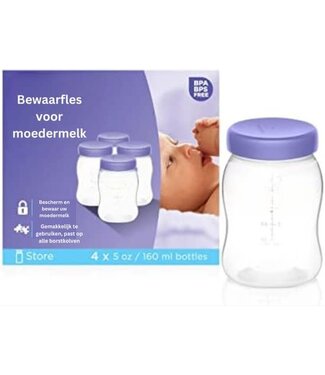 Lansinoh Lansinoh - Bewaarpotjes voor moedermelk 160ml - 4st.