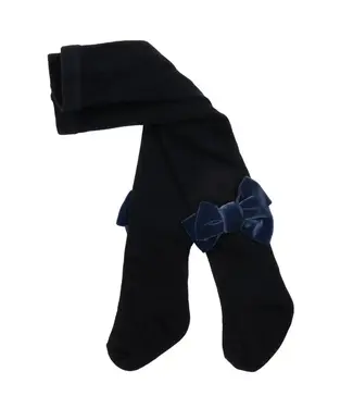 Natini Natini - Collants velvet strik Donker Blauw