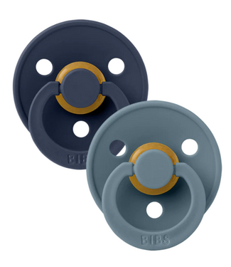 Bibs Bibs - Fopspeen Natuurrubber - Blister Deep Space / Petrol - T2