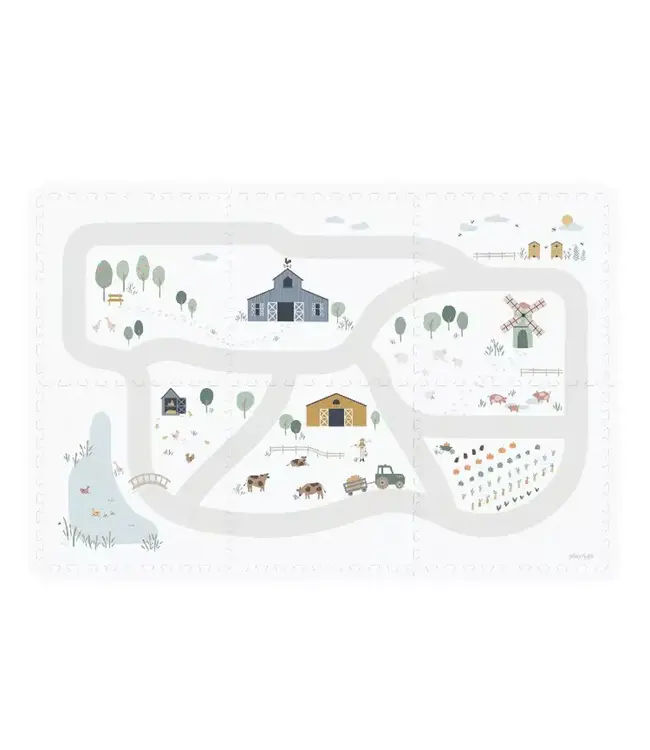 Play & Go Play & Go - 3-in-1 Puzzle mat FARM