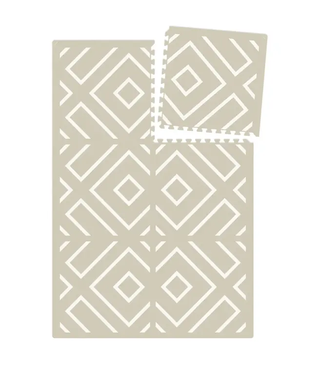Eeveve Eeveve - Puzzle Mat Modern Blocks  - Soft Sage