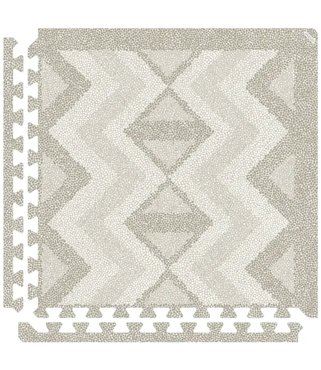 Eeveve Eeveve - Puzzle Mat Kilim - Feather Grey