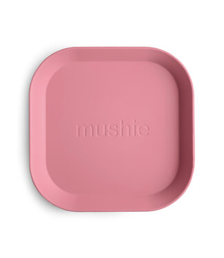 Mushie Mushie - Plates Square - Dusty Rose (2Pcs)