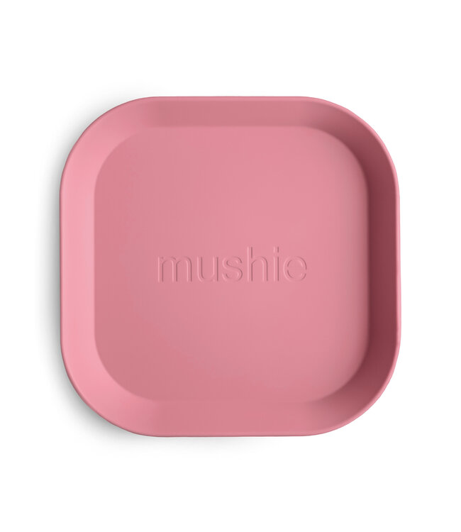 Mushie Mushie - Plates Square - Dusty Rose (2Pcs)