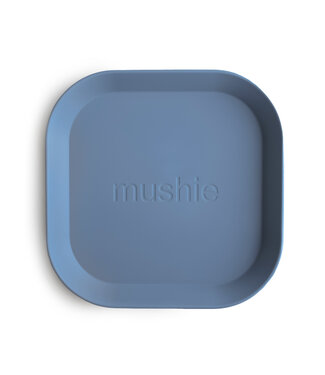 Mushie Mushie - Plates Square - Twilight Blue (2Pcs)