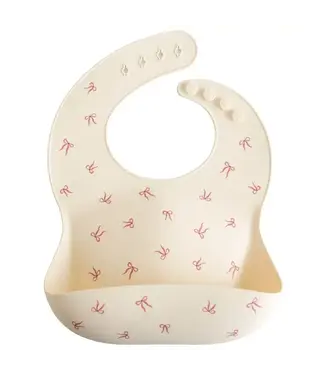 Mushie Mushie - Silicone Bib - Bows