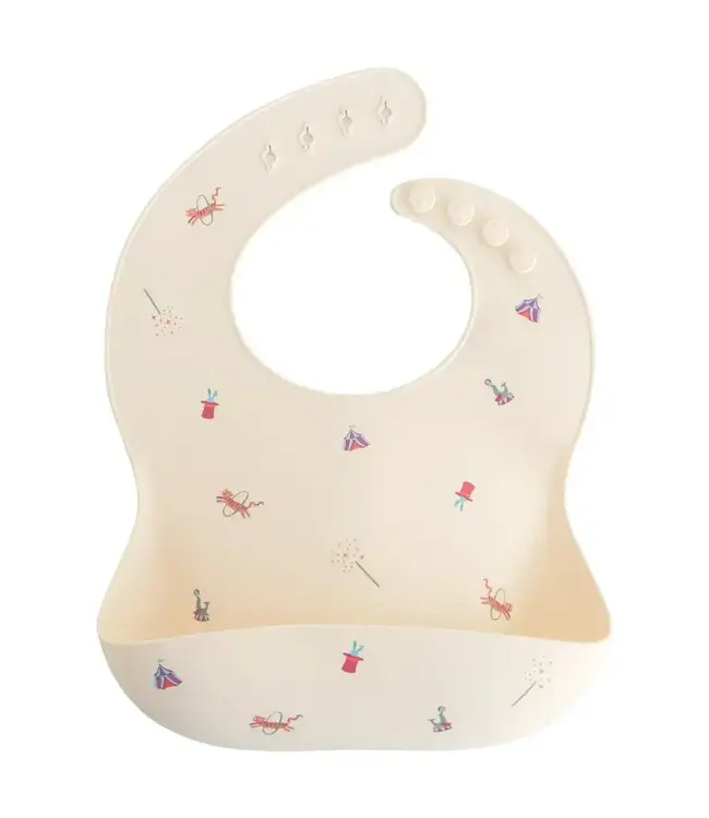 Mushie Mushie - Silicone Bib - Circus
