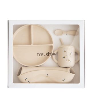Mushie Mushie - Giftbox - Feeding Toddler Set - Bee