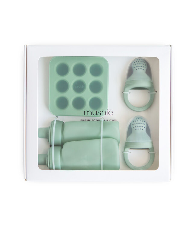 Mushie Mushie - Giftbox - Fresh Food Utilities - Cambridge Blue