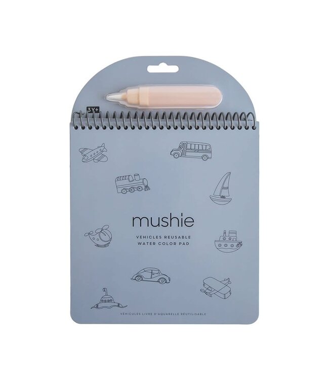 Mushie Mushie - Reusable Water Color Pad - Vehicles