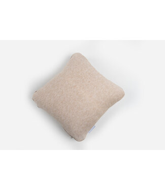 Maison Naline Maison Naline - Kussen 35x35 angora beige / paspel beige rondom
