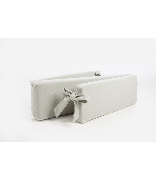 Maison Naline Maison Naline - Enkel parkomrander herringbone groen /  lintstrikken herringbone groen (horizontale lijnen & mousse 5cm)+stootrol