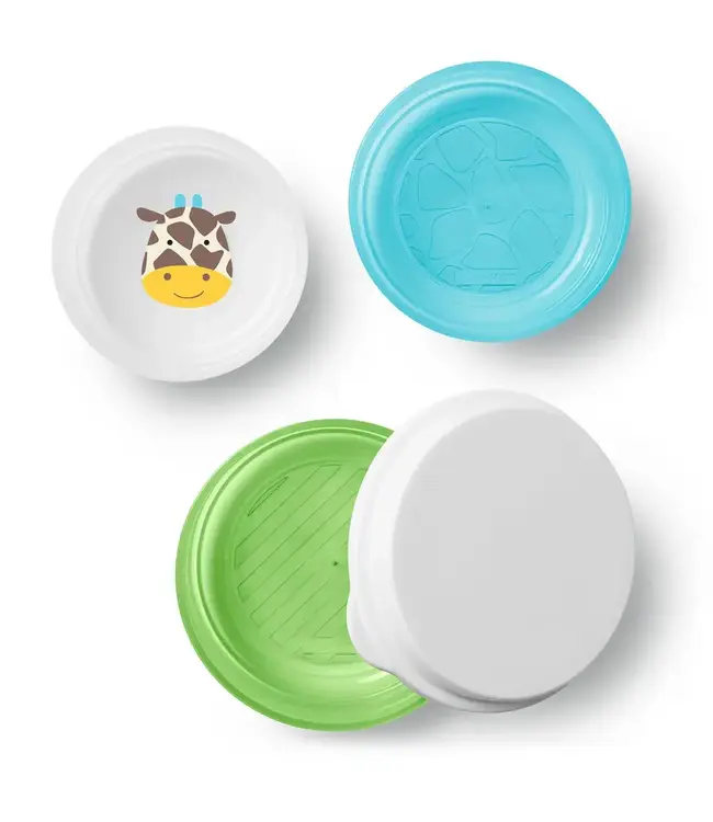 Skip Hop SKIP HOP - Smart Serve 3 pk. Bowls - Giraffe