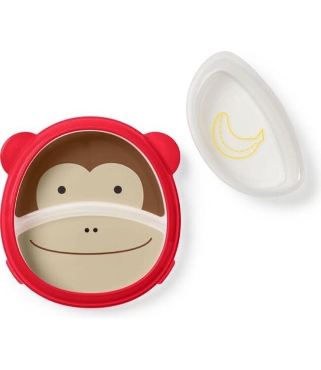 Skip Hop SKIP HOP - Zoo Smart Serve plate & bowl Set - Monkey