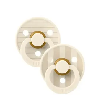 Bibs Bibs T2 - Studio Duo Pin Vanilla - Latex Rond