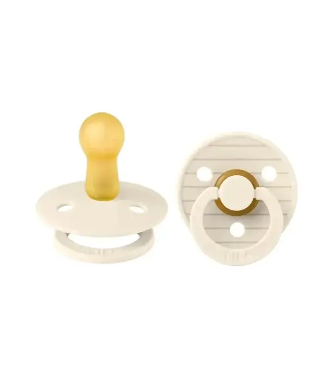 Bibs Bibs T2 - Studio Duo Pin Vanilla - Latex Rond